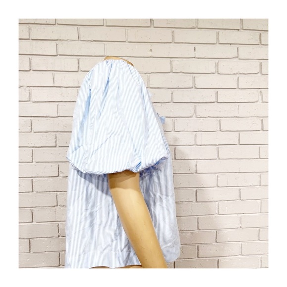 Kate Spade x Target Light Blue Bow Detail Blouse - Picture 4 of 7